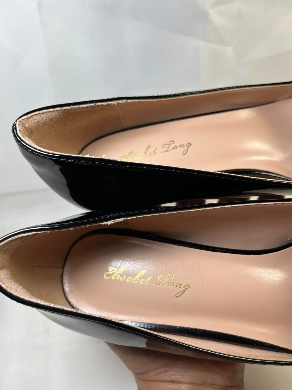 Black Patent Pointed-Toe Stiletto Pumps